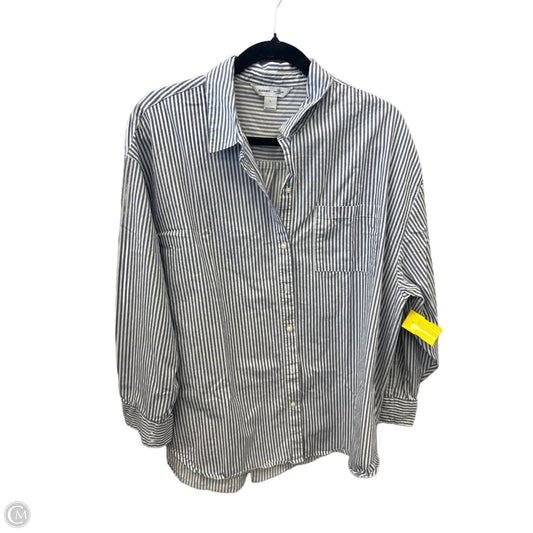 Top Long Sleeve By Old Navy In Striped Pattern, Size: L