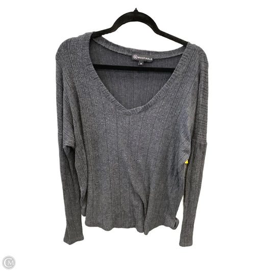 Top Long Sleeve By Clothes Mentor In Blue, Size: M
