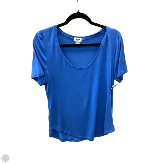 Top Short Sleeve By Old Navy In Blue, Size: M