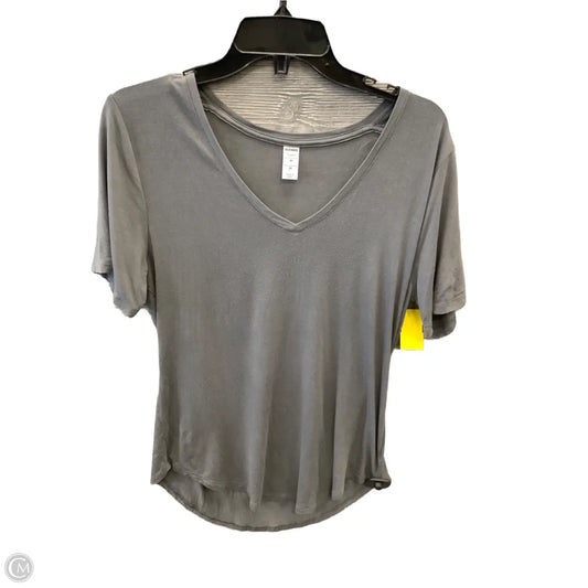 Top Short Sleeve By Old Navy In Grey, Size: M