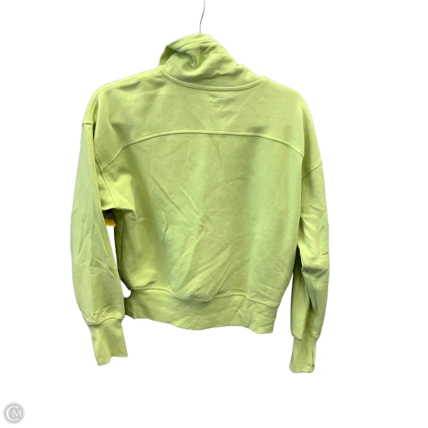 Athletic Top Long Sleeve Collar By Old Navy In Green, Size: M