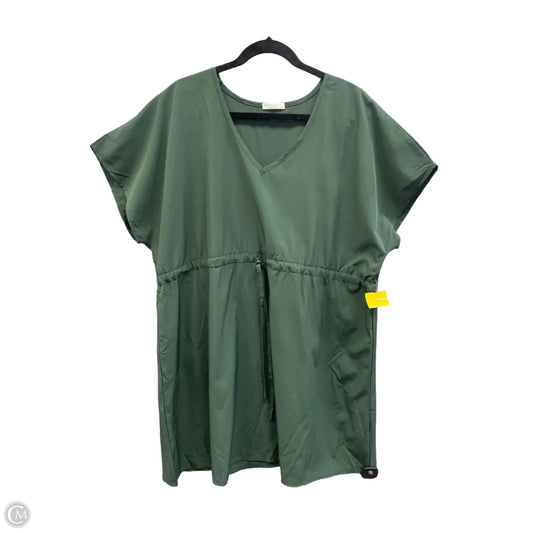 Dress Casual Short By Ekouaer In Green, Size: Xxl