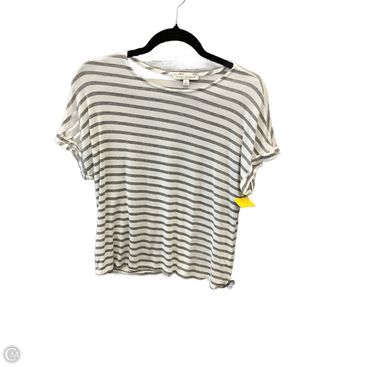 Top Short Sleeve By Green Envelope In Striped Pattern, Size: S