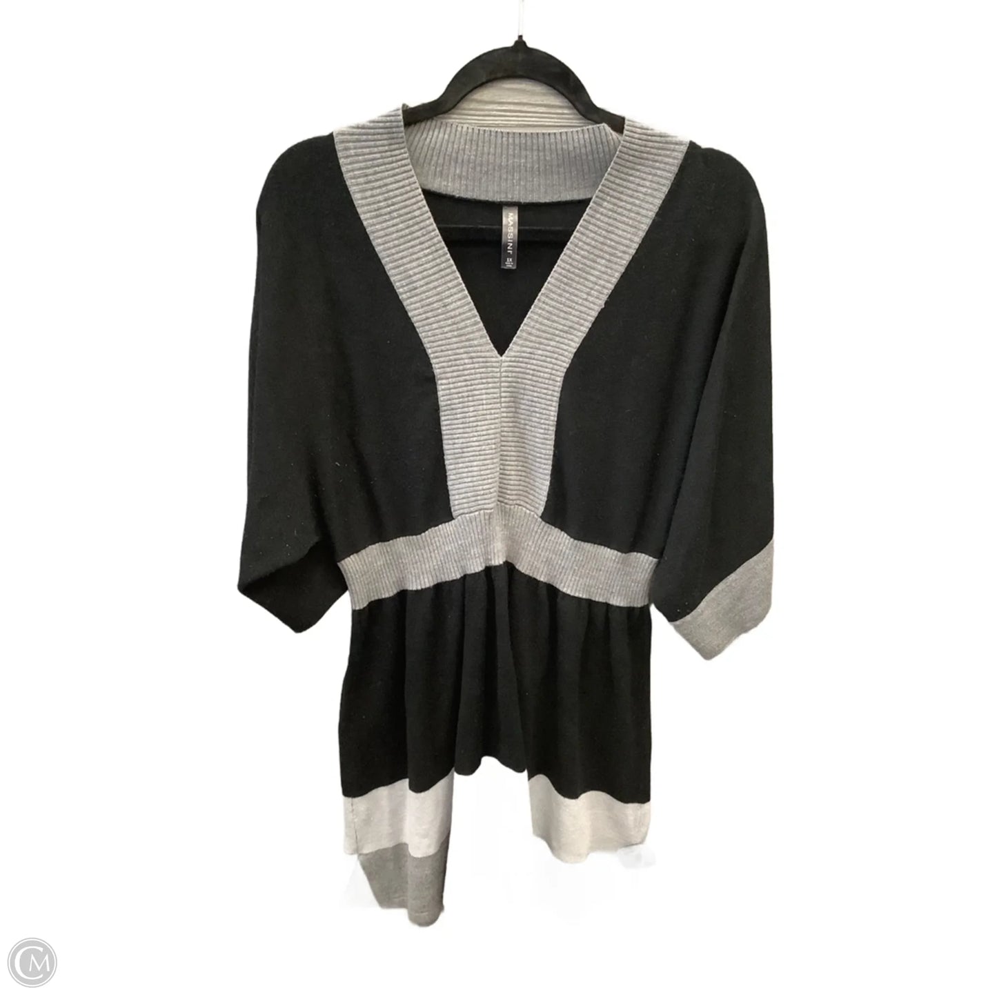 Sweater By Massini In Black, Size: 1x