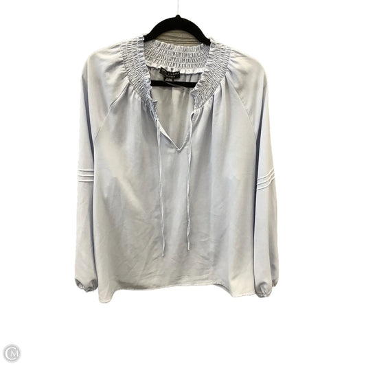 Blouse Long Sleeve By Social Standard By Sanctuary In Blue, Size: Xxl