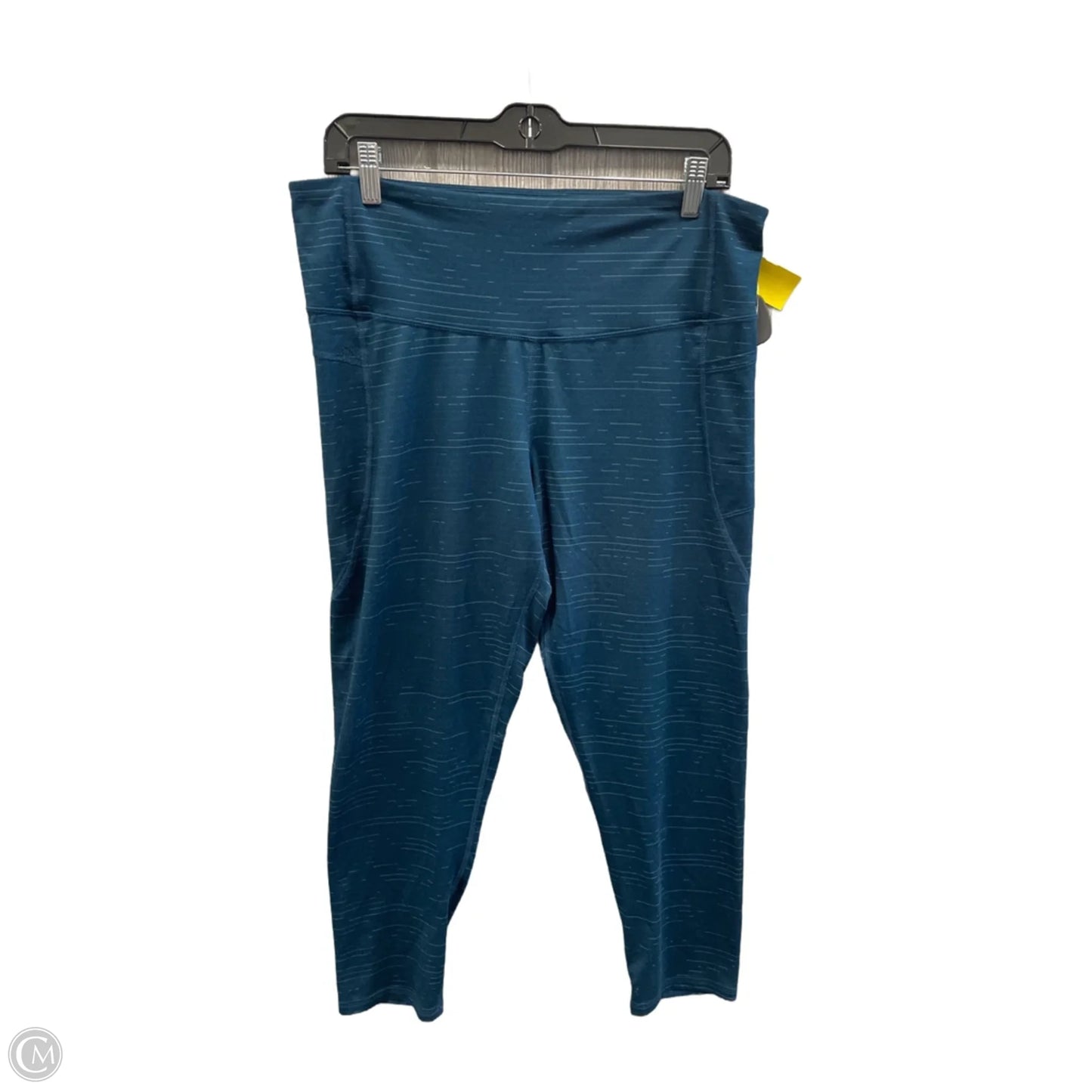 Athletic Leggings By Champion In Blue, Size: Xxl