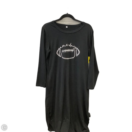 Dress Casual Midi By Clothes Mentor In Black, Size: S