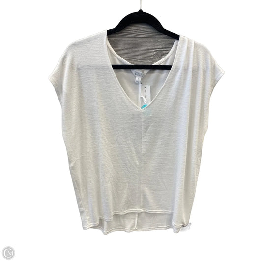 Top Short Sleeve By Market & Spruce In White, Size: L