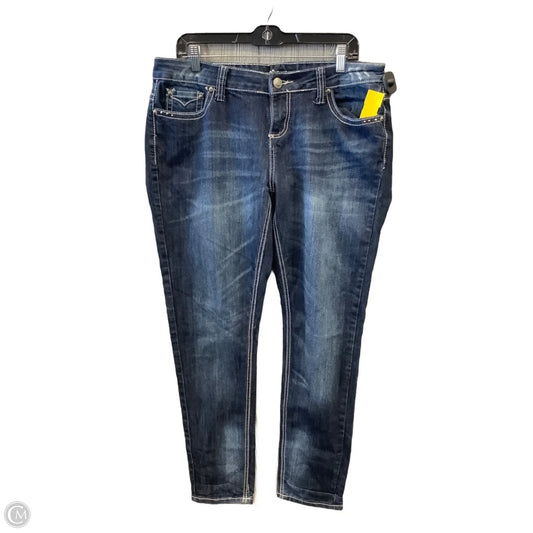 Jeans Skinny By Clothes Mentor In Blue Denim, Size: 16