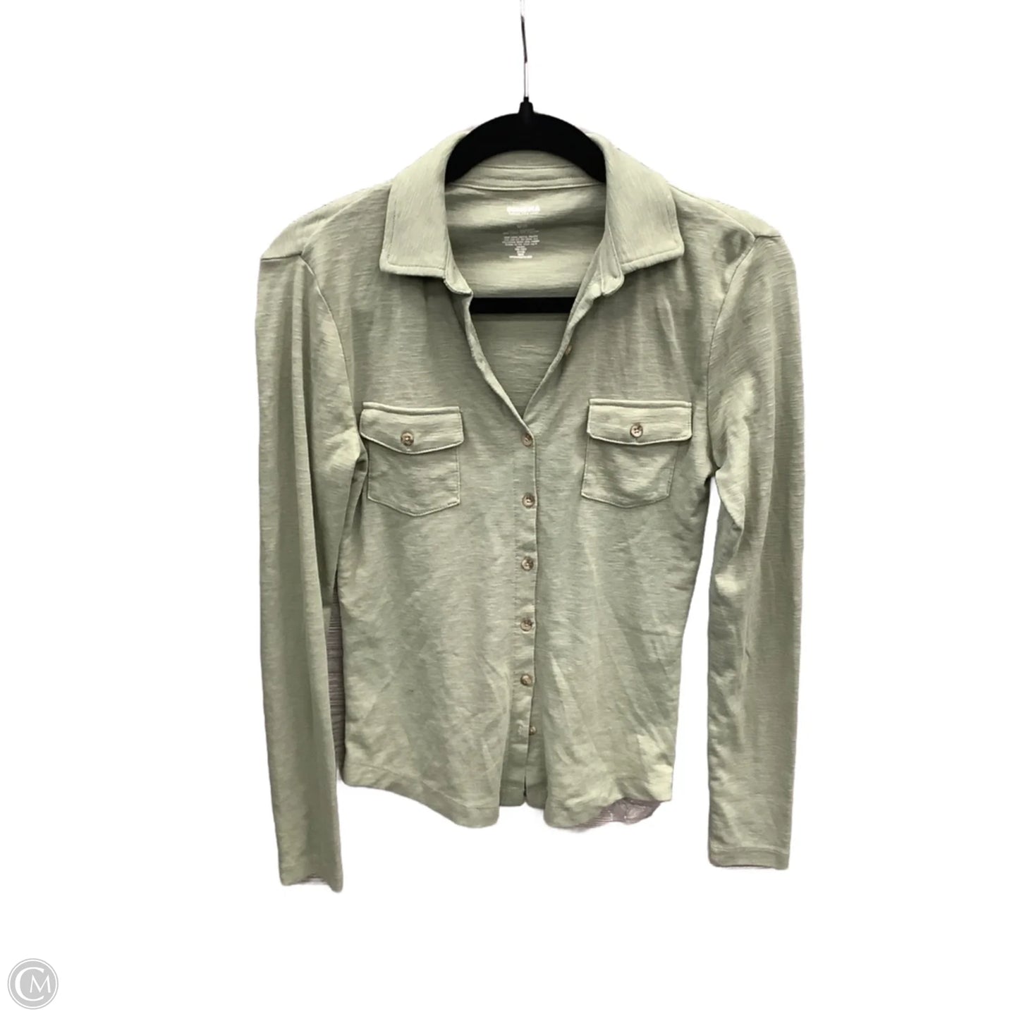 Top Long Sleeve By Sonoma In Green, Size: Xs