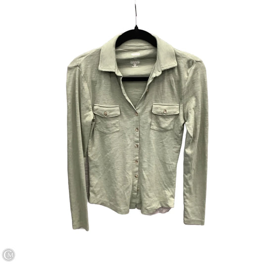 Top Long Sleeve By Sonoma In Green, Size: Xs