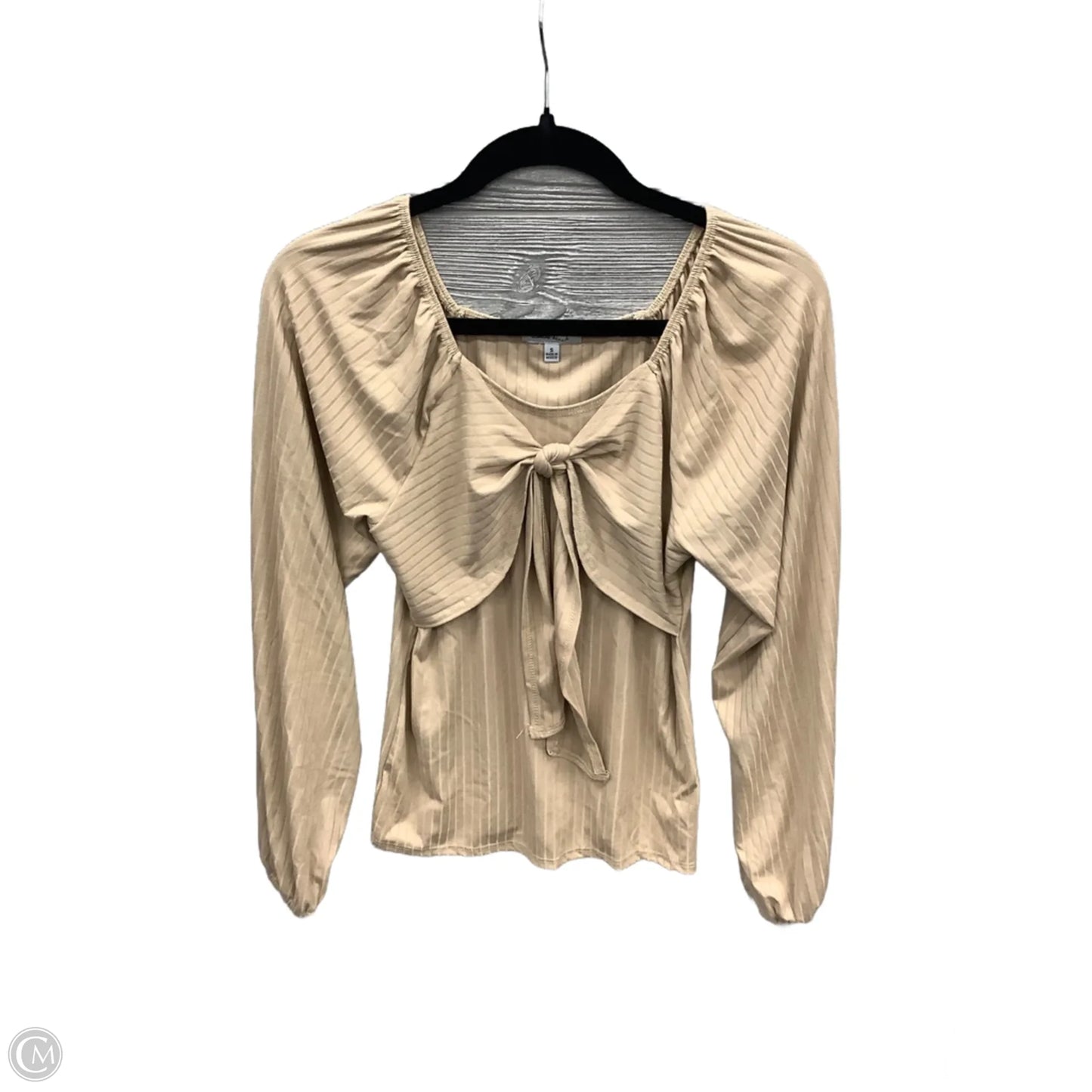Top Long Sleeve By Clothes Mentor In Brown, Size: S