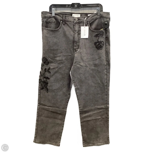 Jeans Straight By Jessica Simpson In Grey, Size: 16