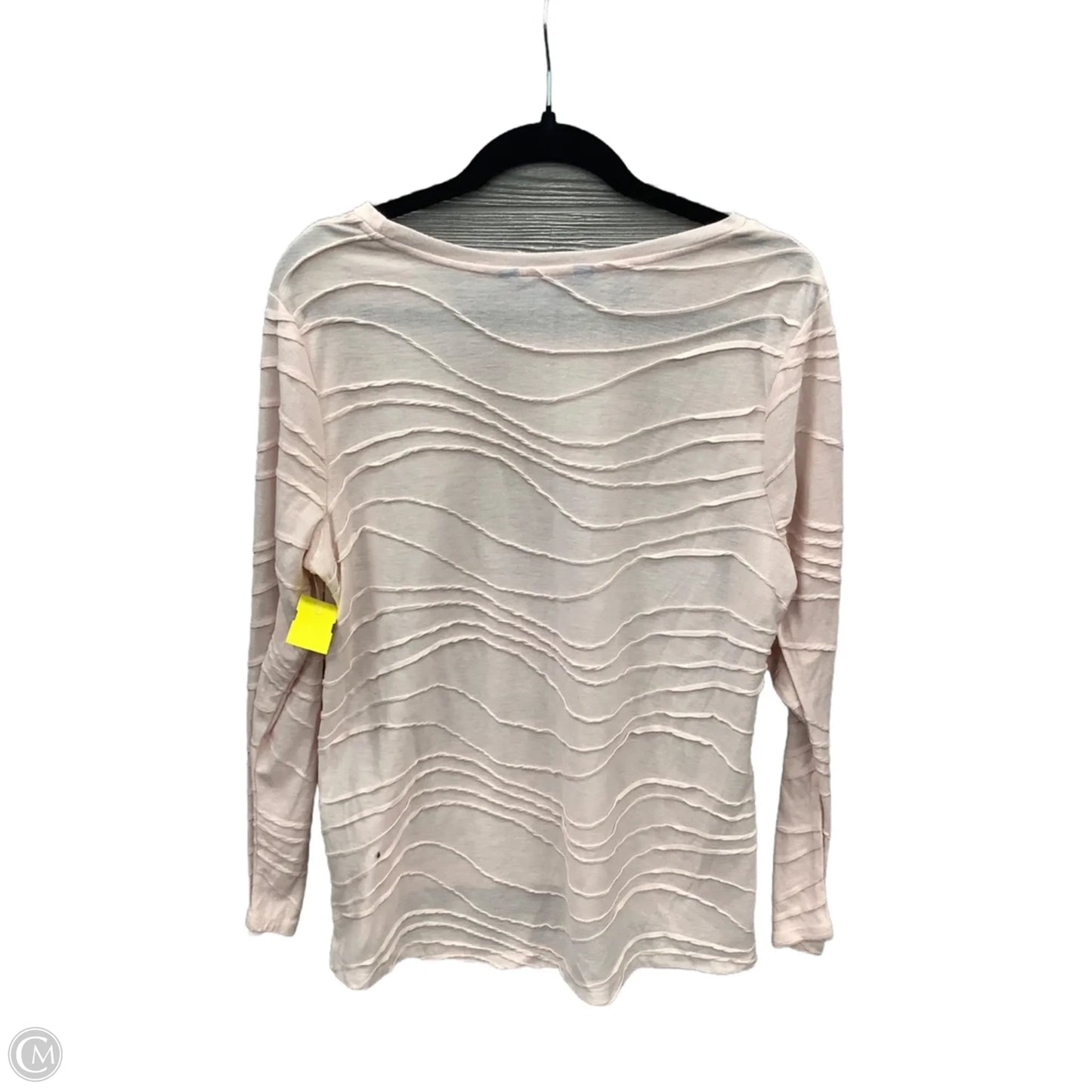 Top Long Sleeve By Simply Vera In Pink, Size: Xl