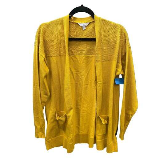 Cardigan By Time And Tru In Yellow, Size: L