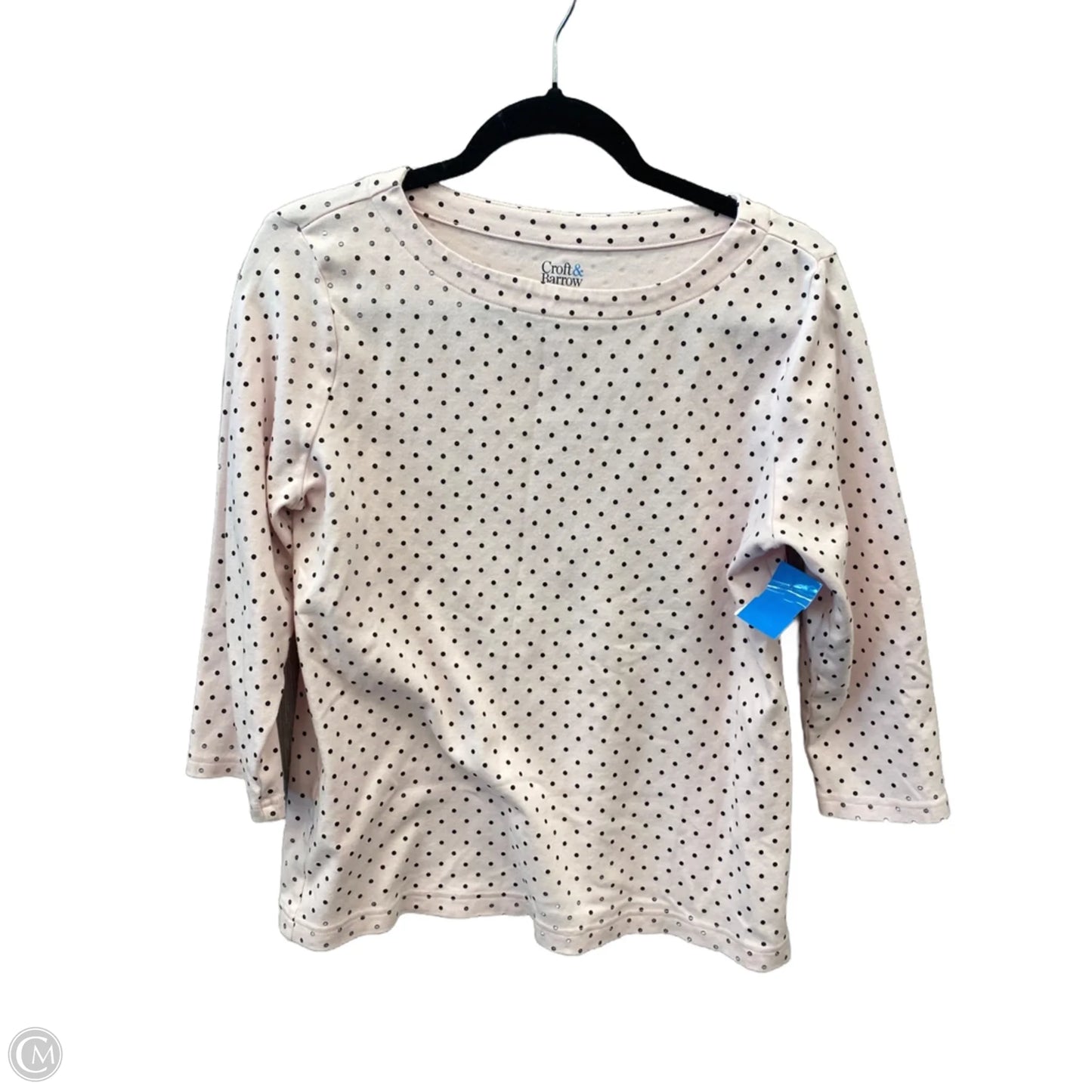 Top Long Sleeve By Croft And Barrow In Pink, Size: M