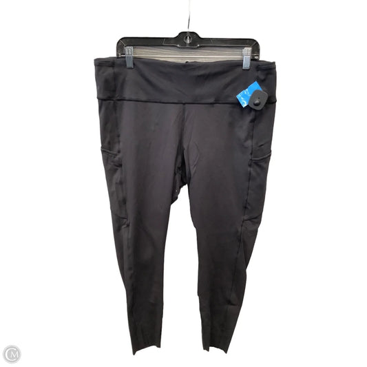 Athletic Leggings By Lululemon In Black, Size: 2x