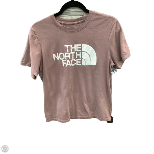 Athletic Top Short Sleeve By The North Face In Pink, Size: M