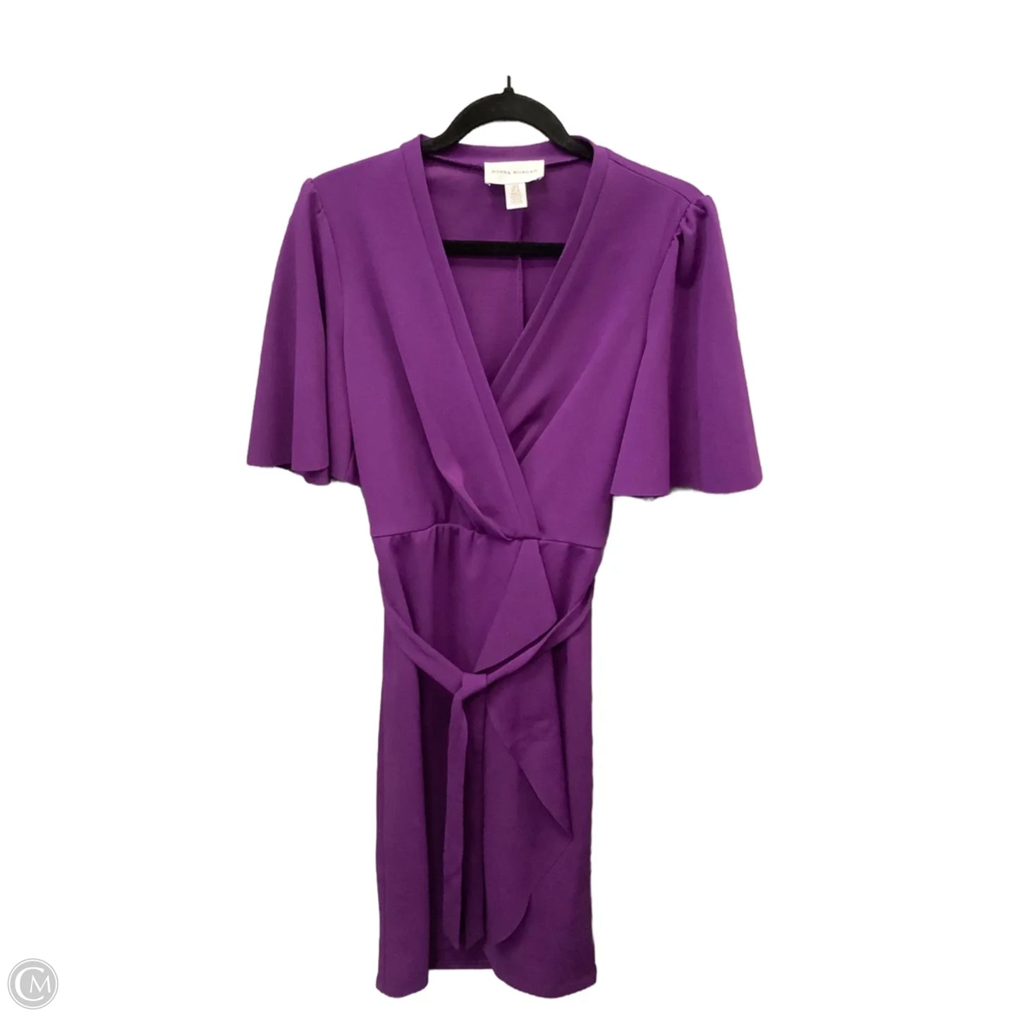 Dress Casual Short By Donna Morgan In Purple, Size: M