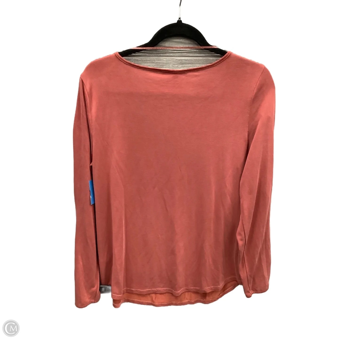Top Long Sleeve By Cable And Gauge In Orange, Size: M