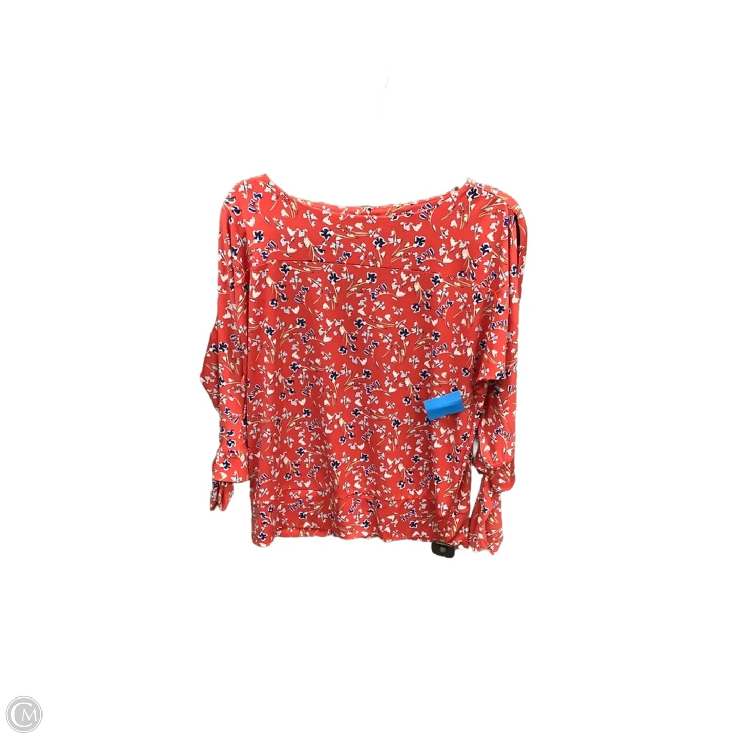 Top Long Sleeve By Clothes Mentor In Orange, Size: M