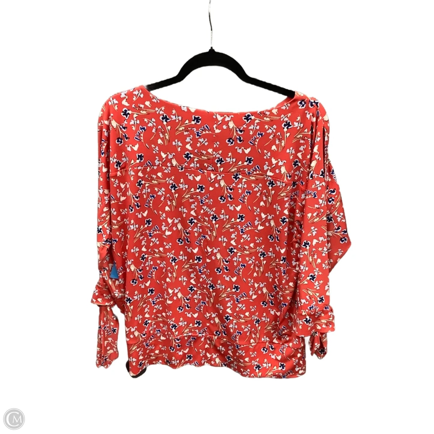 Top Long Sleeve By Clothes Mentor In Orange, Size: M