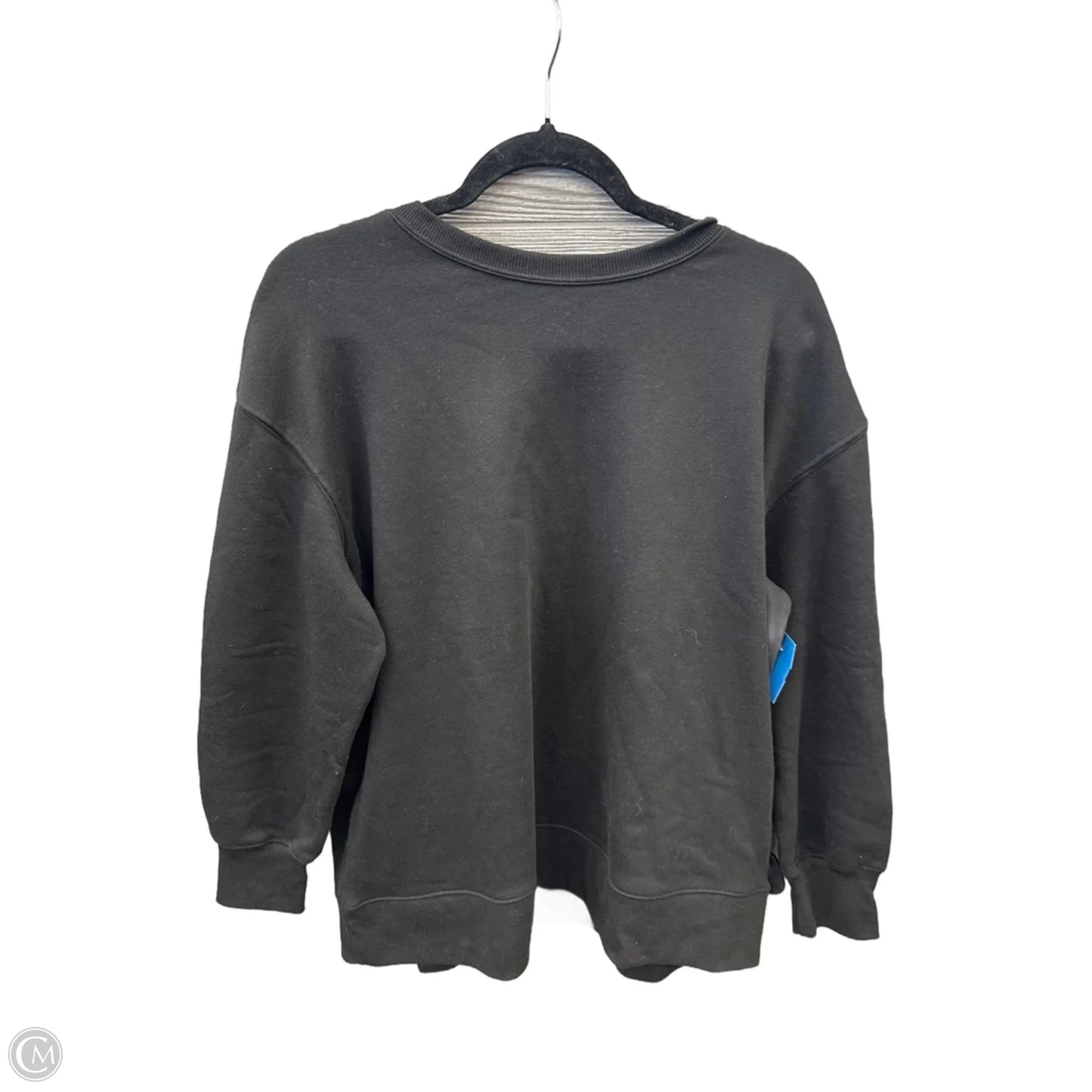 Top Long Sleeve By Terra & Sky In Black, Size: Xl