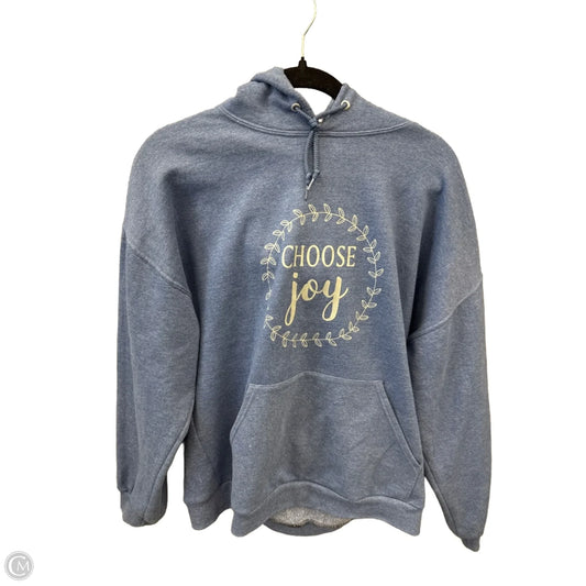 Top Long Sleeve By Clothes Mentor In Blue, Size: Xl