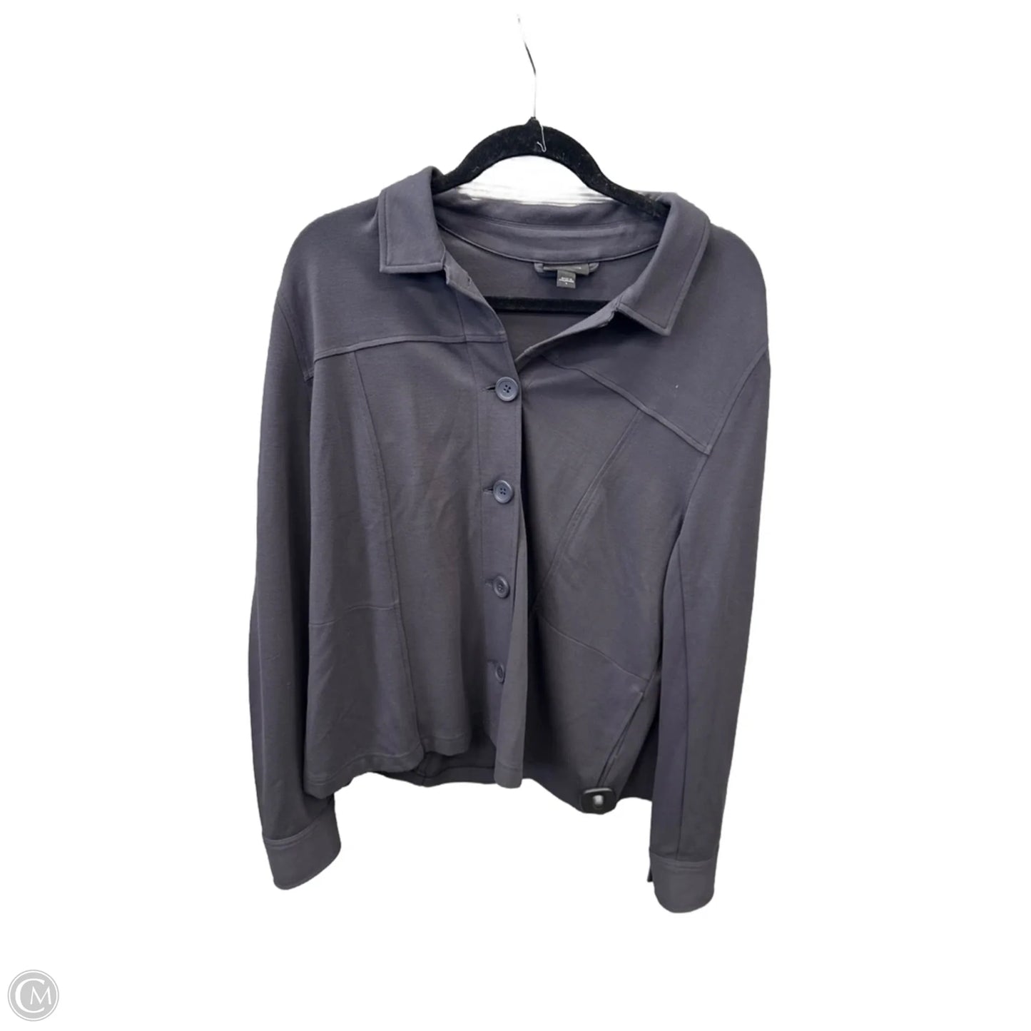 Top Long Sleeve By J. Jill In Grey, Size: L