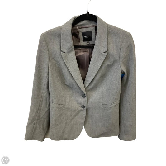 Blazer By Clothes Mentor In Grey, Size: M