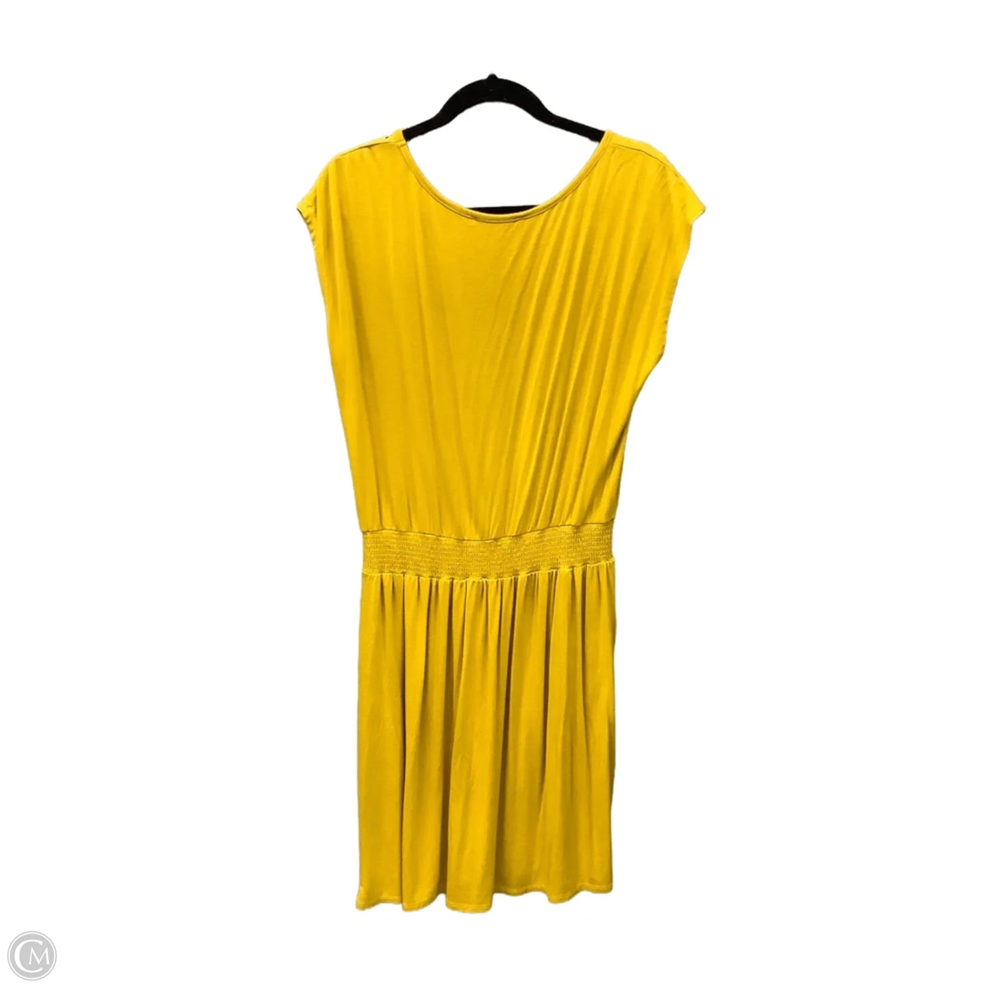 Dress Casual Midi By Apt 9 In Yellow, Size: L