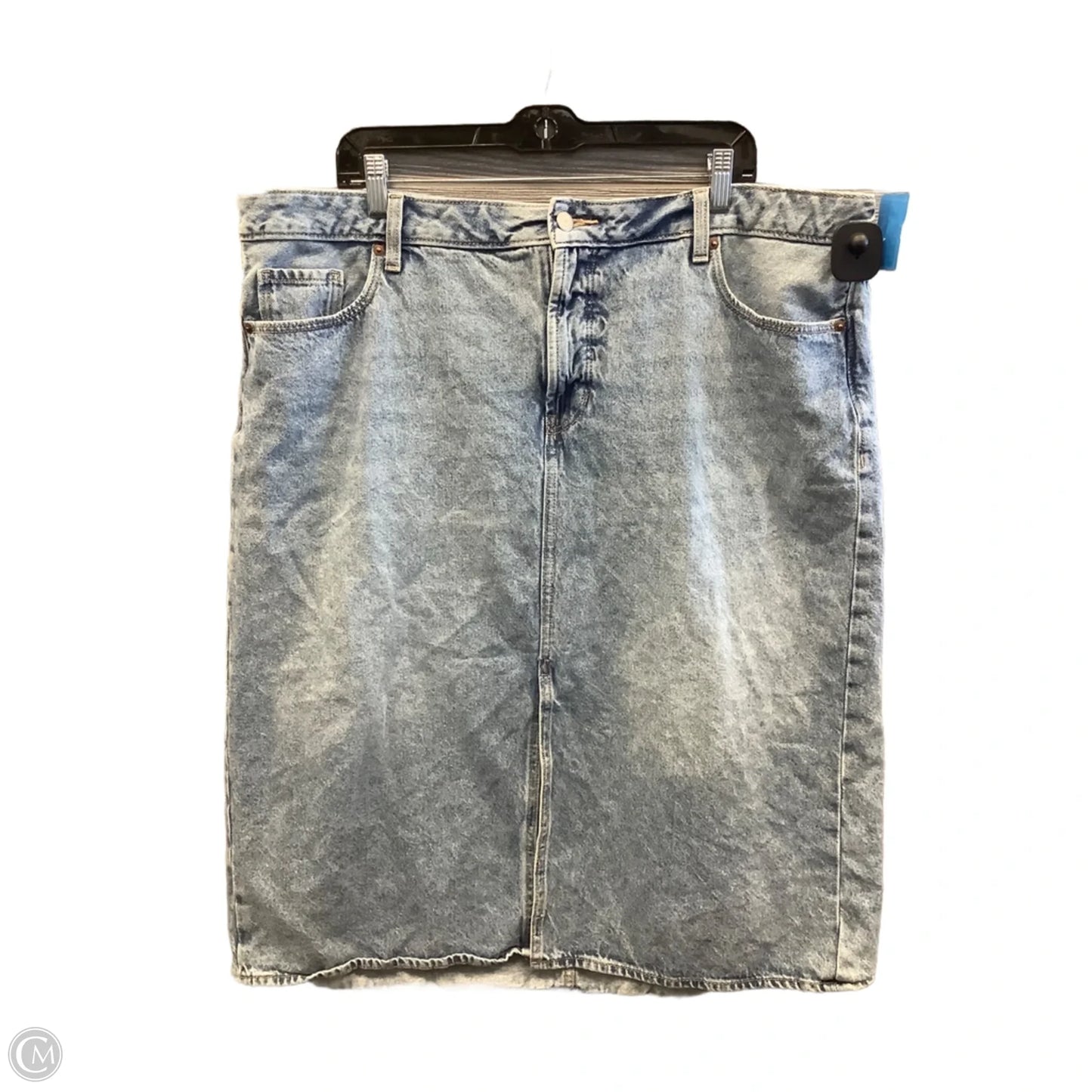 Skirt Midi By Old Navy In Blue Denim, Size: 20