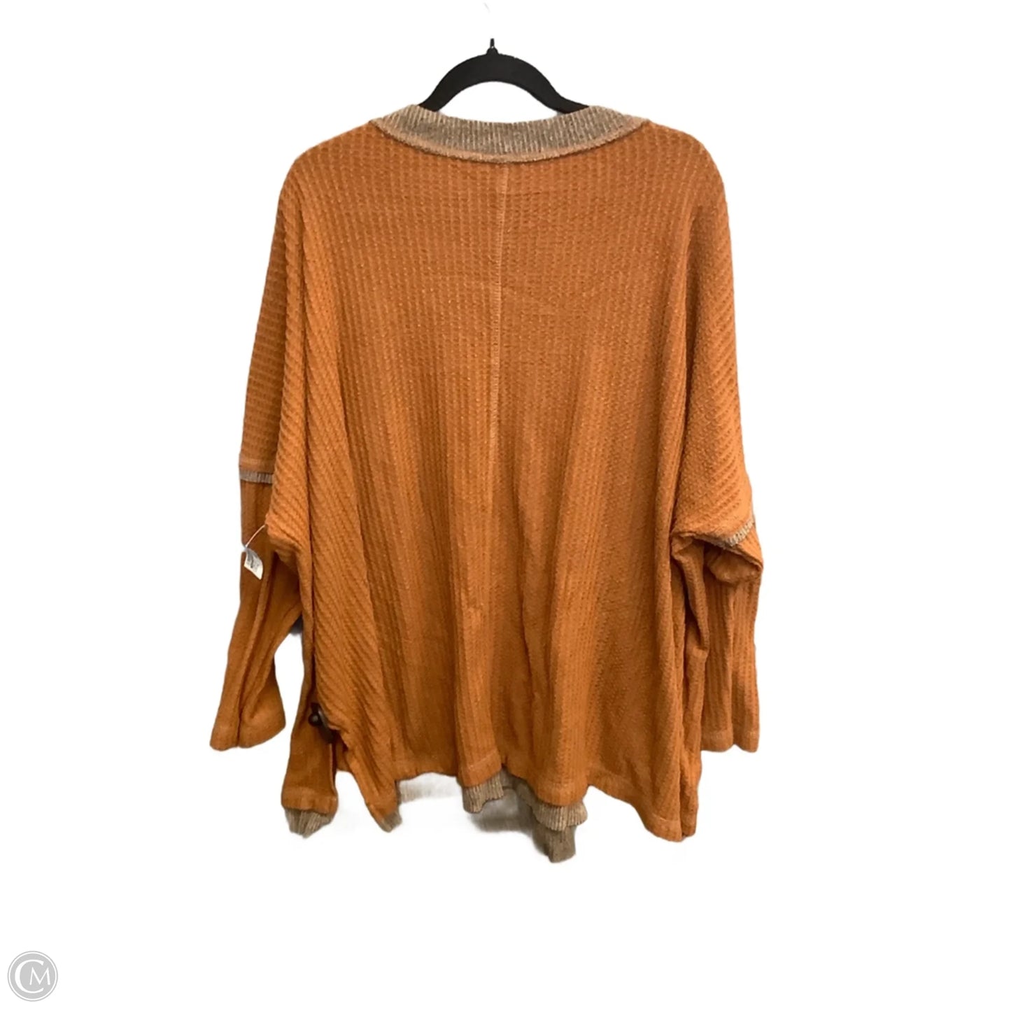 Top Long Sleeve By White Birch In Orange, Size: Xl