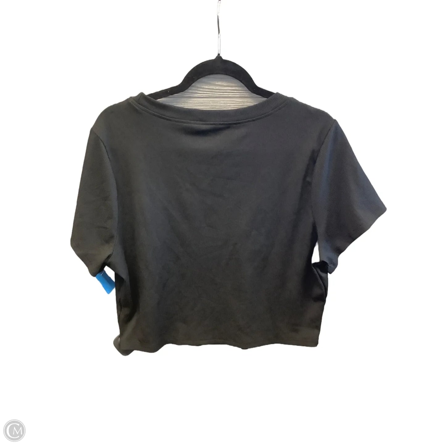 Top Short Sleeve By Shein In Black, Size: 3x