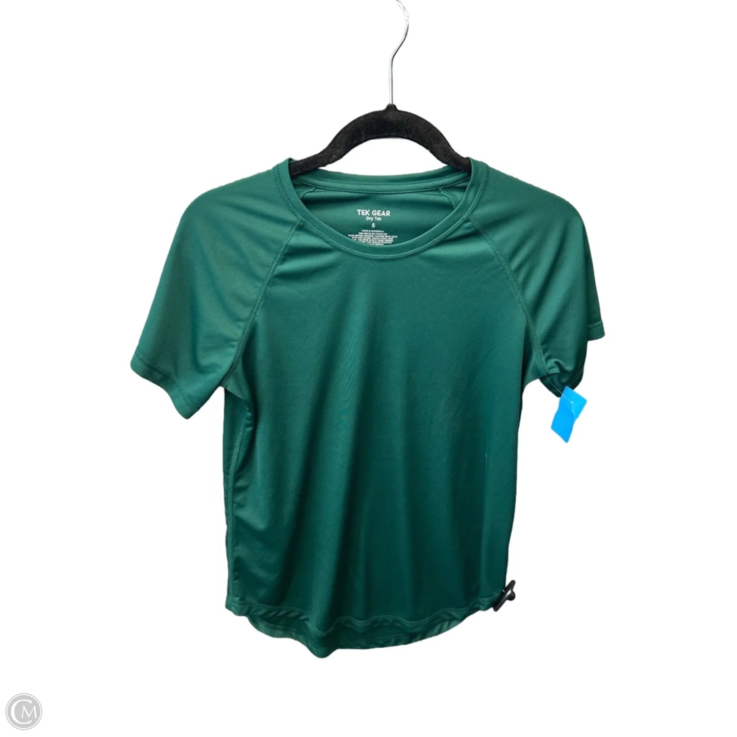 Athletic Top Short Sleeve By Tek Gear In Green, Size: S