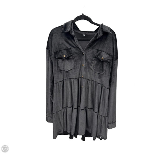 Dress Casual Midi By Clothes Mentor In Black, Size: 2x