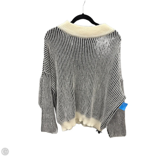 Sweater By Shein In Striped Pattern, Size: 2x