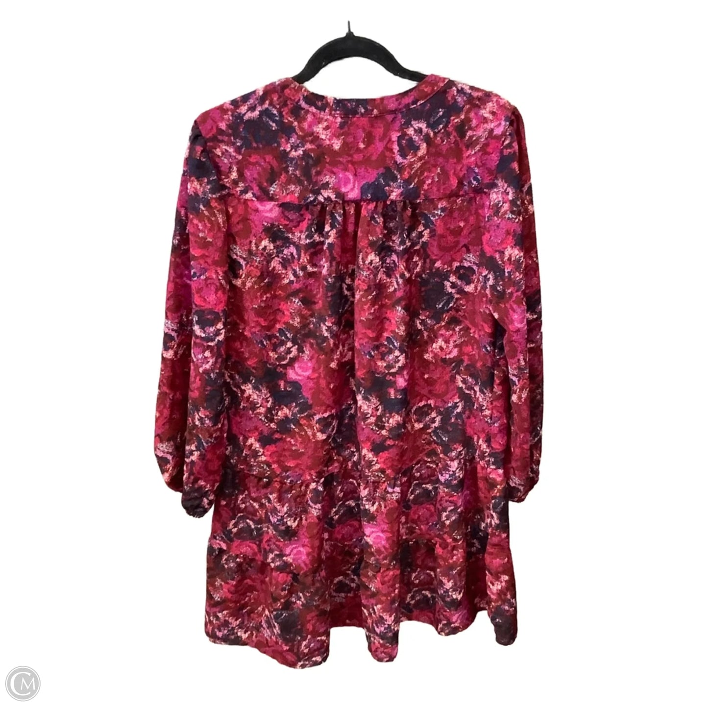 Dress Casual Short By Time And Tru In Red, Size: M