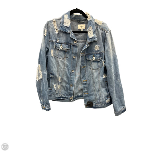 Jacket Denim By Daytrip In Blue Denim, Size: M