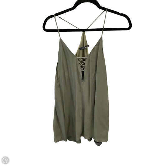 Top Sleeveless By Clothes Mentor In Green, Size: M