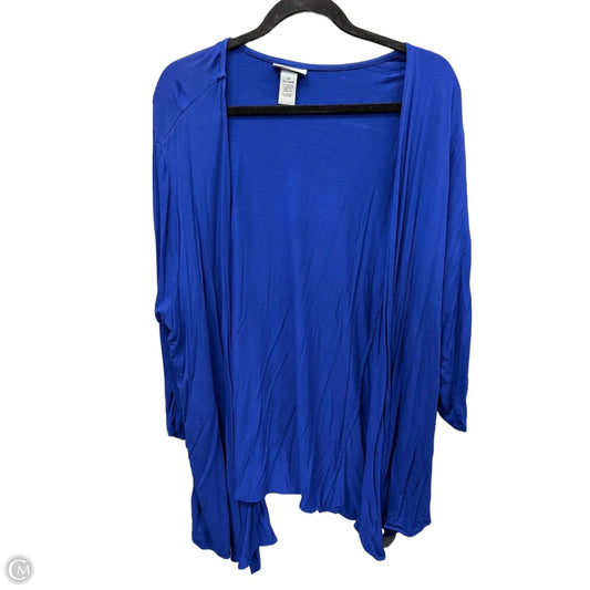 Cardigan By Catherines In Blue, Size: 2x