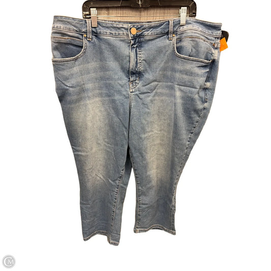 Jeans Straight By Maurices In Blue Denim, Size: 24