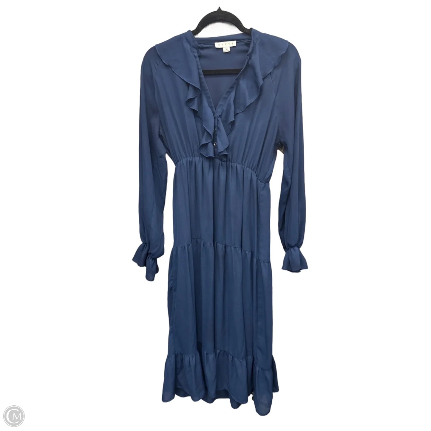 Dress Casual Maxi By Hyfve In Blue, Size: M