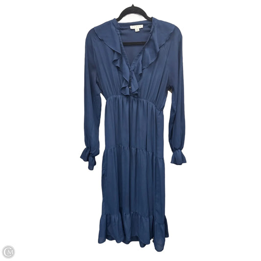 Dress Casual Maxi By Hyfve In Blue, Size: M