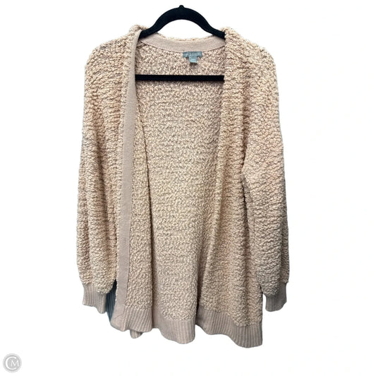 Sweater Cardigan By Falls Creek In Pink, Size: S