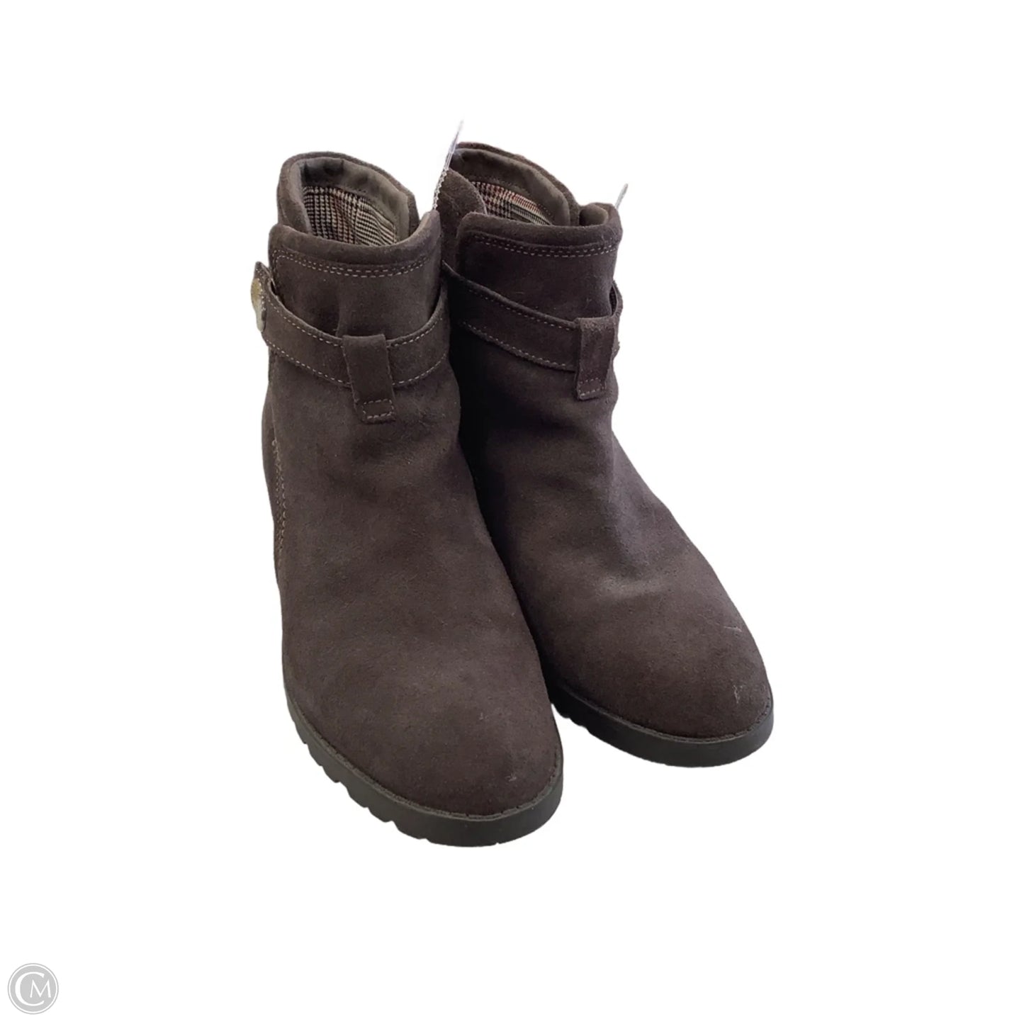 Boots Ankle Flats By Ariat In Brown, Size: 7