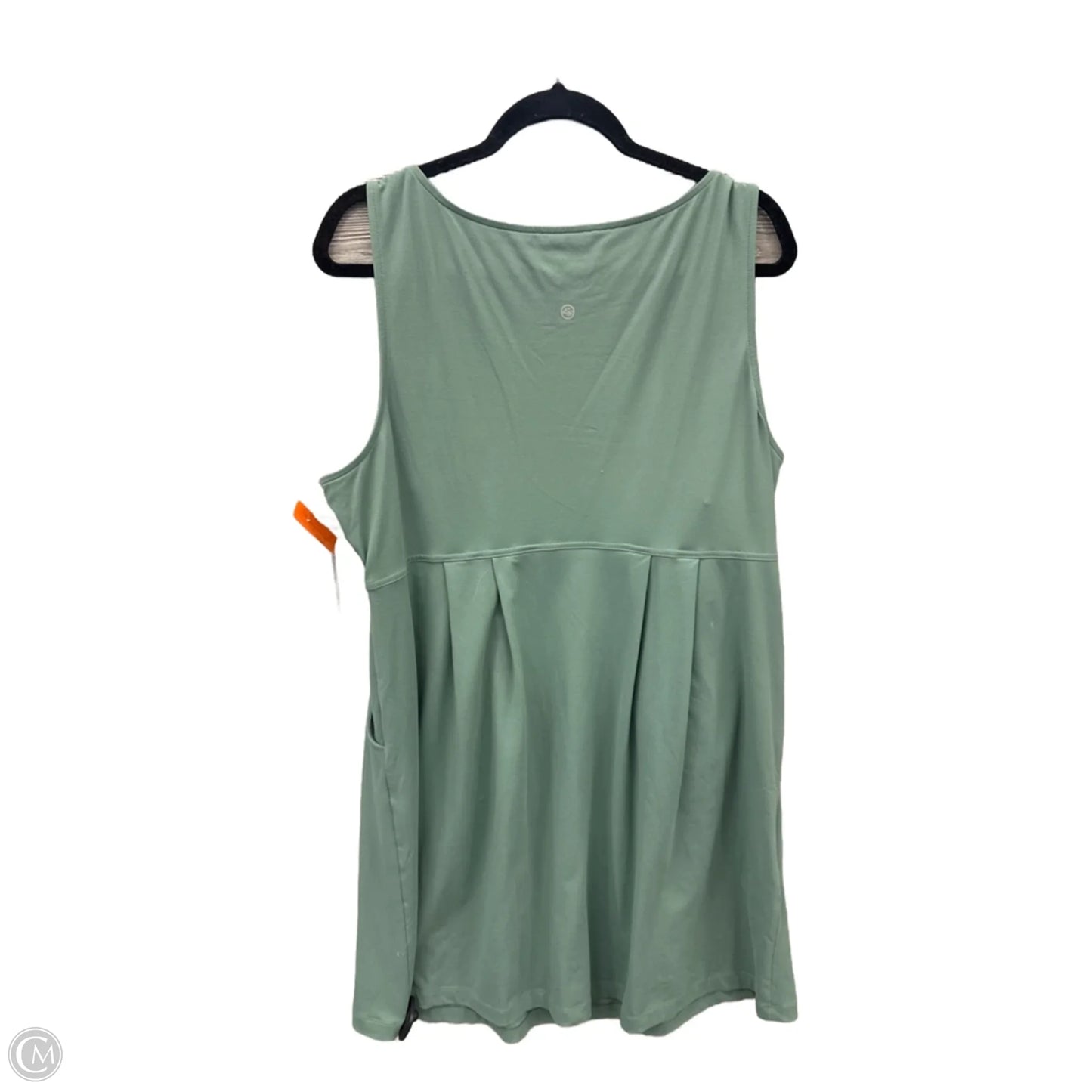 Dress Casual Midi By Eddie Bauer In Green, Size: Xl