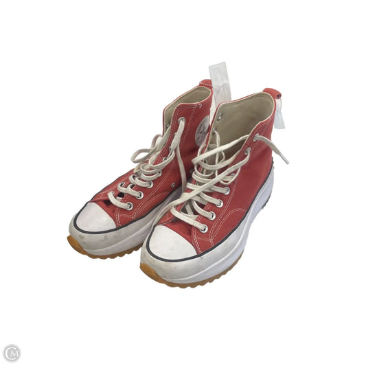 Shoes Sneakers By Converse In Orange, Size: 9