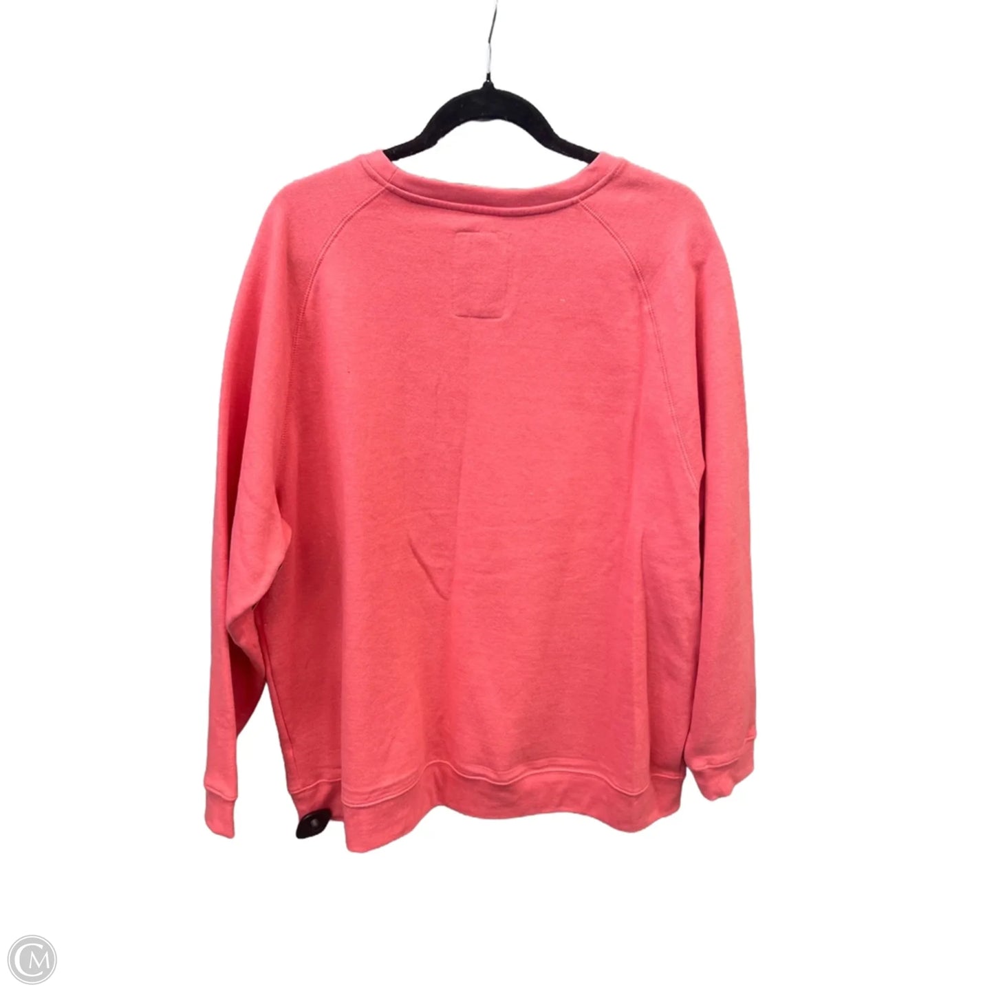 Top Long Sleeve By Clothes Mentor In Pink, Size: Xl