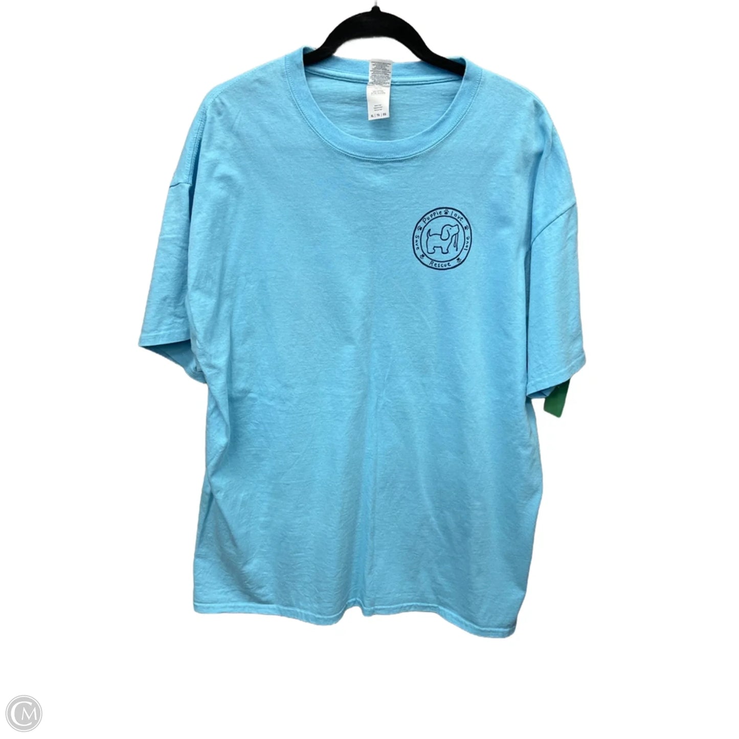 Top Short Sleeve By Clothes Mentor In Blue, Size: Xl